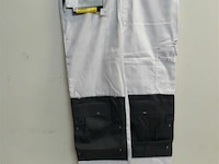 1 x werkbroek wit/grijs wolf line 44 - afbeelding 1 van  3