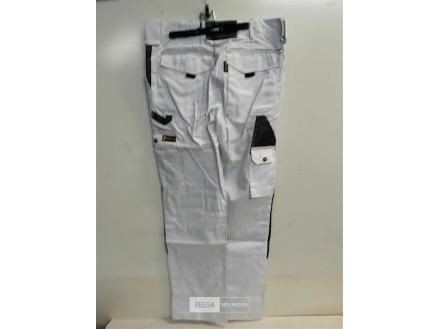 1 x werkbroek wit/grijs wolf line 44 - afbeelding 3 van  3