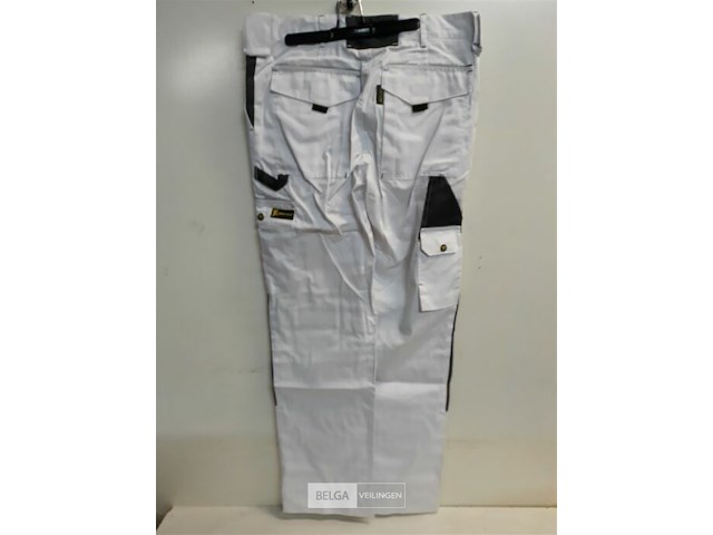 1 x werkbroek wit/grijs wolf line 44 - afbeelding 3 van  3