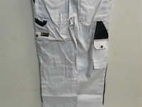 1 x werkbroek wit/grijs wolf line 44 - afbeelding 3 van  3