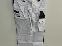 1 x werkbroek wit/grijs wolf line 44 - afbeelding 3 van  3