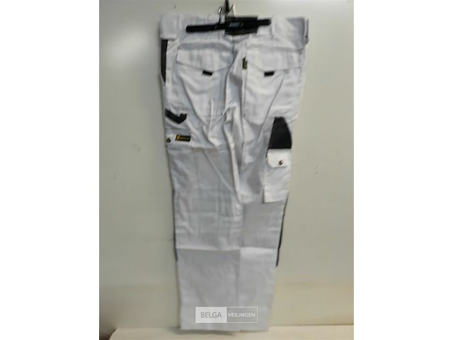 1 x werkbroek wit/grijs wolf line 44 - afbeelding 3 van  3