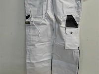 1 x werkbroek wit/grijs wolf line 46 - afbeelding 3 van  3