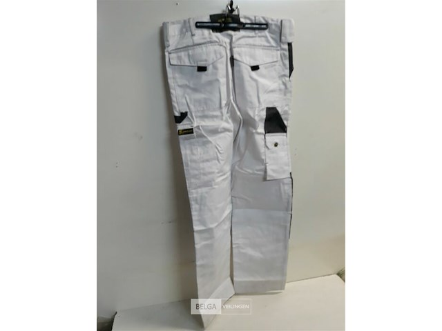1 x werkbroek wit/grijs wolf line 46 - afbeelding 3 van  3