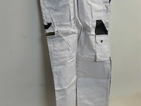 1 x werkbroek wit/grijs wolf line 46 - afbeelding 3 van  3