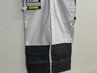 1 x werkbroek wit/grijs wolf line 46 - afbeelding 2 van  3