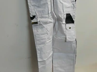 1 x werkbroek wit/grijs wolf line 46 - afbeelding 3 van  3