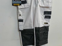 1 x werkbroek wit/grijs wolf line 48 - afbeelding 2 van  3