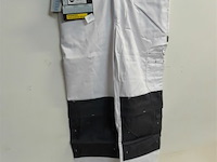 1 x werkbroek wit/grijs wolf line 48 - afbeelding 1 van  3
