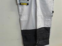 1 x werkbroek wit/grijs wolf line 50 - afbeelding 2 van  3