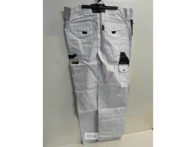 1 x werkbroek wit/grijs wolf line 50 - afbeelding 3 van  3