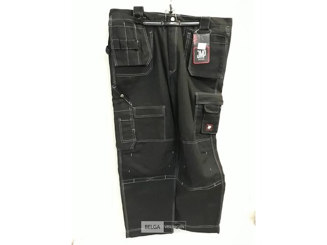 1 x werkbroek zwart jmp 60 - afbeelding 1 van  3
