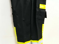 1 x werkbroek zwart/geel fluo fristads 54 - afbeelding 2 van  3