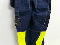 1 x werkbroek zwart/geel fluo fristads 56 - afbeelding 3 van  3