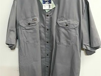 1 x werkhemd grijs fristads xxl - afbeelding 1 van  3