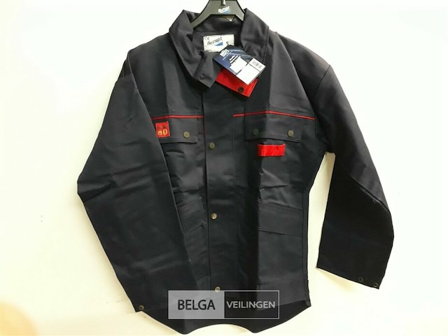 1 x werkjas blauw-rood fristads s - afbeelding 2 van  3