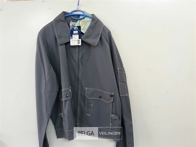 1 x werkjas grijs fristads l - afbeelding 1 van  3