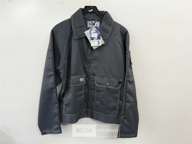 1 x werkjas grijs fristads s - afbeelding 1 van  3