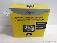 1 x werklamp 12v dubbele lamp h3 - afbeelding 1 van  2