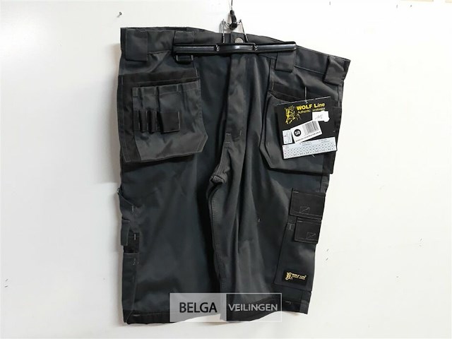 1 x werkshort grijs wolf line 50 - afbeelding 2 van  3