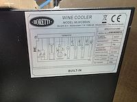 (1 x) wijnkoeler (glas gebroken) boretti mlwc88an - afbeelding 13 van  14