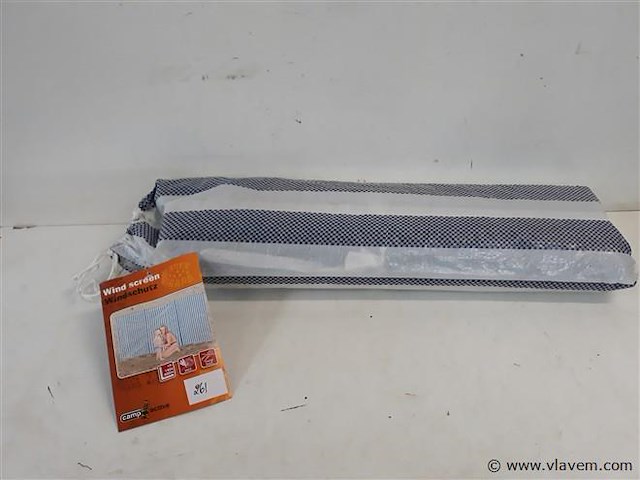 1 x windscherm pvc doek 140x400 cm - afbeelding 1 van  2