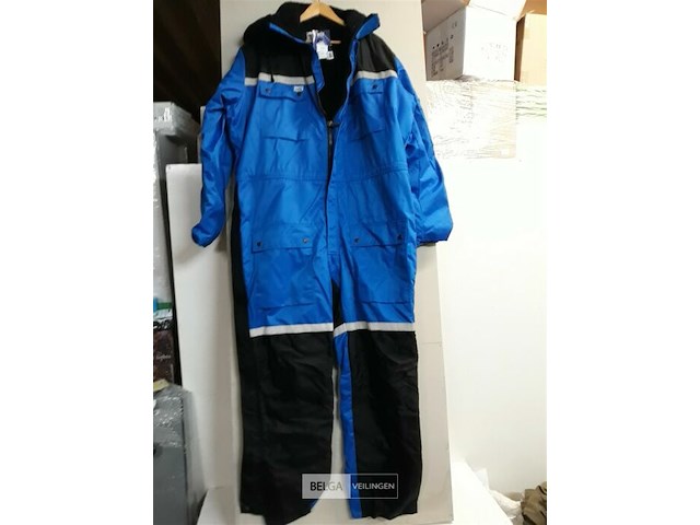 1 x winter overall blauw fristads l - afbeelding 1 van  3