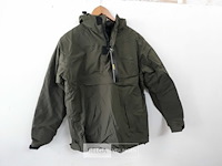 1 x winterjacket korte rits olijf vintage s - afbeelding 2 van  3