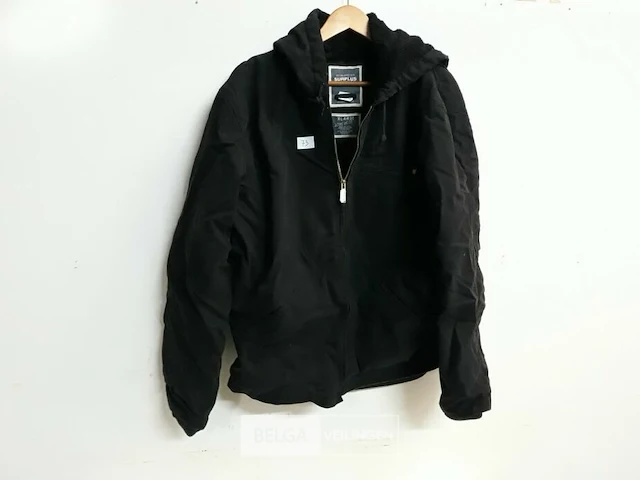 1 x winterjas gevoerd zwart xl - afbeelding 2 van  3