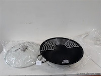 1 x wokpan met deksel alva select teflon coating - afbeelding 1 van  2