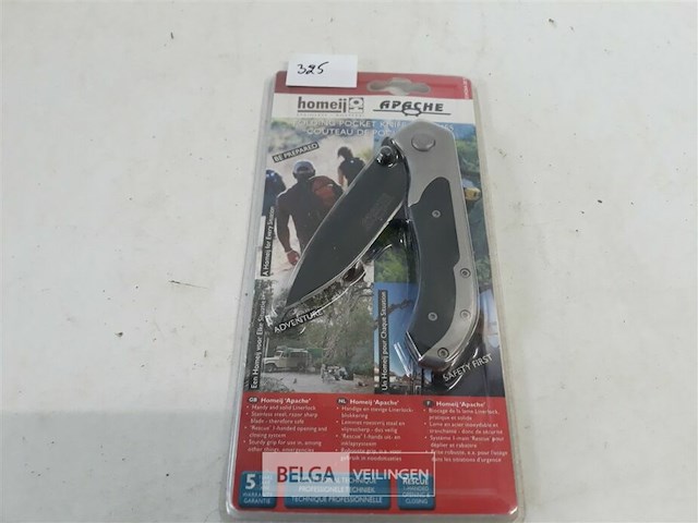 1 x zakmes apache rvs lemmet - afbeelding 1 van  3