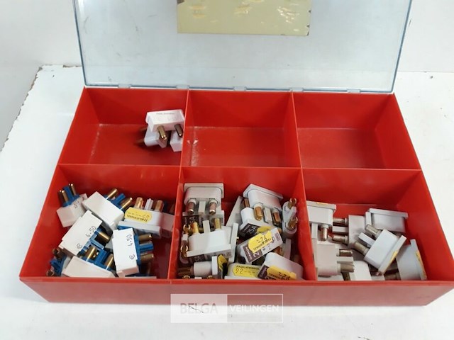 1 x zekeringen mix in opbergdoos - afbeelding 2 van  3