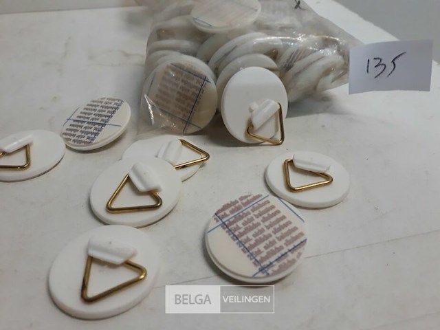 1 x zelfklevende kaderhaakjes 35mm - afbeelding 3 van  3