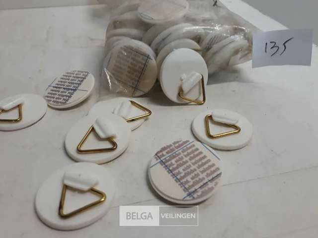 1 x zelfklevende kaderhaakjes 35mm - afbeelding 3 van  3