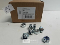 1 x zeskant borgmoer verzinkt m 10 100 stuks - afbeelding 3 van  3