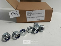 1 x zeskant borgmoer verzinkt m 12 100 stuks - afbeelding 3 van  3