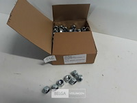 1 x zeskant borgmoer verzinkt m 12 100 stuks - afbeelding 2 van  3