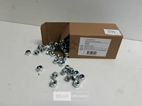 1 x zeskant borgmoer verzinkt m 8 200 stuks - afbeelding 2 van  3