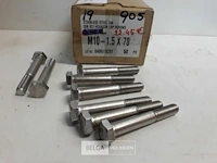 1 x zeskantbout inox m10x70 50 stuks - afbeelding 3 van  3