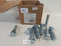 1 x zeskantbout verzinkt 8,8 m14x55 50 stuks - afbeelding 3 van  3