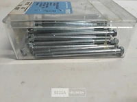 1 x zeskantbouten met moer m6x100 25 stuks - afbeelding 3 van  3