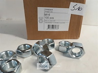 1 x zeskantmoer verzinkt m 16 100 stuks - afbeelding 3 van  3