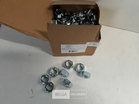 1 x zeskantmoer verzinkt m 16 100 stuks - afbeelding 2 van  3