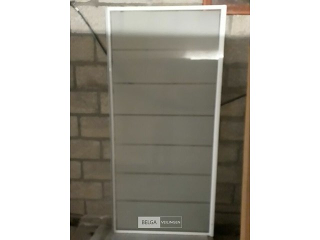 1 x zijwand voor douchebak 90 cm - afbeelding 1 van  3