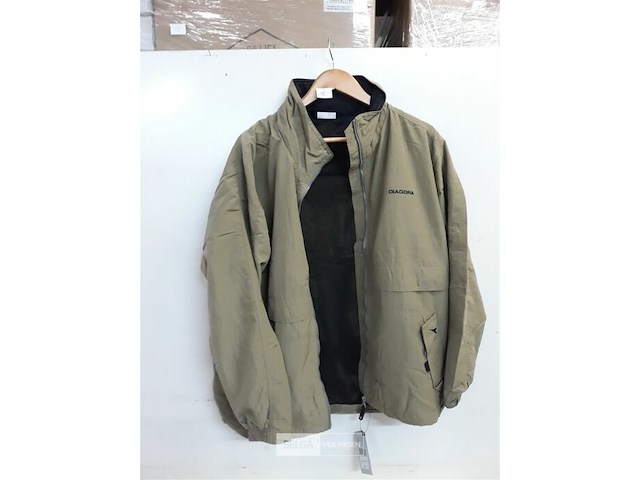 1 x zomerjas kaki groen diadora m - afbeelding 2 van  3