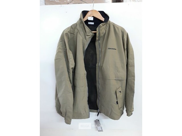 1 x zomerjas kaki groen diadora m - afbeelding 2 van  3
