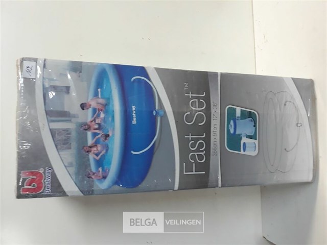 1 x zwembad 366x91 cm + pomp - afbeelding 1 van  3