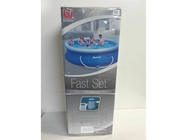 1 x zwembad 366x91 cm + pomp - afbeelding 2 van  3