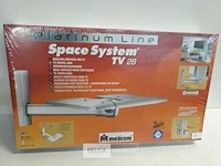 1 x zwenk-arm voor tv of computer/laptop