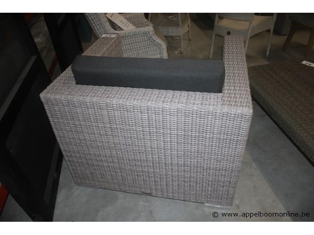 1-zit weaving grijs incl. zit en rugkussens - afbeelding 2 van  2